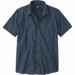 Patagonia Go To Shirt Men's -Hot Sale Clothing Store 90457 FLYING CLIMBTDPLBLU m