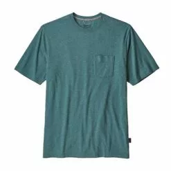 Patagonia Squeaky Clean Pocket Tee Men's -Hot Sale Clothing Store 90458 TASMANIAN TEAL m