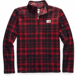 The North Face Gordon Lyons Novelty 1/4 Zip Fleece Top Men's -Hot Sale Clothing Store 91440 TNFRDHRTG2PLDPT m