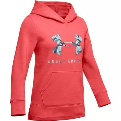 Under Armour Rival Print Fill Logo Hoodie Girls' 2 Under Armour Rival Print Fill Logo Hoodie Girls' - Image 2
