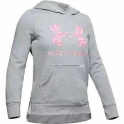Under Armour Rival Print Fill Logo Hoodie Girls' 7 Under Armour Rival Print Fill Logo Hoodie Girls' -Hot Sale Clothing Store 91512 MOD GR LTHRLIPSTICK m
