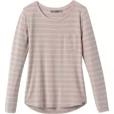 Prana Foundation Long Sleeve Crew Neck Top Women's 4 Prana Foundation Long Sleeve Crew Neck Top Women's - Image 4