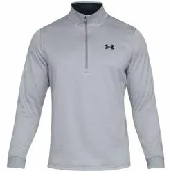 Under Armour Armour Fleece 1/2 Zip Men's -Hot Sale Clothing Store 91750 STEEL LIGHT HTHRBLK m