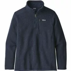 Patagonia Better Sweater 1/4 Zip Fleece Top Boys' 5 Patagonia Better Sweater 1/4 Zip Fleece Top Boys' -Hot Sale Clothing Store 93103 NEW NAVY m
