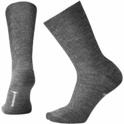 Smartwool Cable II Socks Women's -Hot Sale Clothing Store 93918 MEDIUM GRAY m