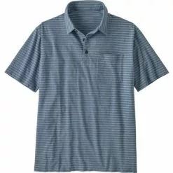 Patagonia Organic Cotton Lightweight Polo Men's -Hot Sale Clothing Store 95008 WAVY DOBBYPIGEON BL m
