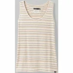 Prana Cozy Up Tank Women's -Hot Sale Clothing Store 95048 STONE STRIPE m