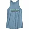Patagonia Pastel P-6 Logo Organic High Neck Tank Women's
