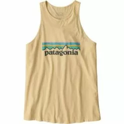 Patagonia Pastel P-6 Logo Organic High Neck Tank Women's -Hot Sale Clothing Store 95150 VELA PEACH m
