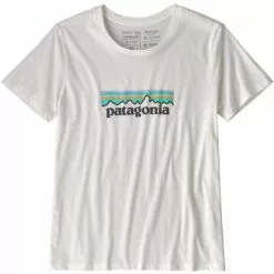 Patagonia Pastel P-6 Logo Organic Crew T-Shirt Women's -Hot Sale Clothing Store 95156 WHITE m