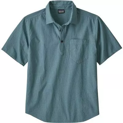 Patagonia Organic Cotton Seersucker Pullover Shirt Men's 3 Patagonia Organic Cotton Seersucker Pullover Shirt Men's - Image 3