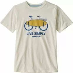 Patagonia Graphic Organic T-Shirt Boys' -Hot Sale Clothing Store 95195 LVSMPLAMPHBSBKWHWSH m