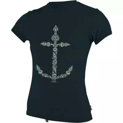 Oneill Hybrid Short Sleeve Sun Shirt Girls' 2 Oneill Hybrid Short Sleeve Sun Shirt Girls' - Image 2