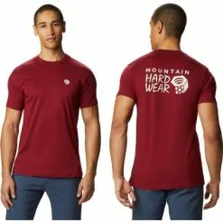 Mountain Hardwear Logo Short Sleeve T-Shirt Men's -Hot Sale Clothing Store 95415 DESERT RED m