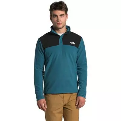 The North Face TKA Glacier Snap-Neck Pullover Fleece Top Men's 3 The North Face TKA Glacier Snap-Neck Pullover Fleece Top Men's - Image 3