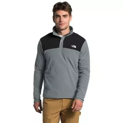 The North Face TKA Glacier Snap-Neck Pullover Fleece Top Men's 4 The North Face TKA Glacier Snap-Neck Pullover Fleece Top Men's - Image 4
