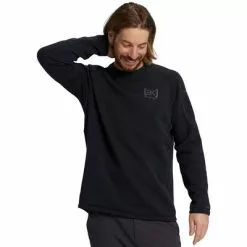 Burton AK Baker Power Stretch Fleece Crew Sweatshirt Men's