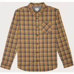 Oneill Sheltered Long Sleeve Flannel Shirt Men`s