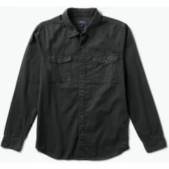 Roark Well Worn Organic Long Sleeve Button Up Shirt Men's